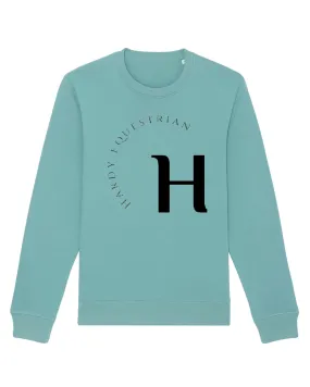 Hardy Equestrian Women's Iconic Crew Neck Sweatshirt Teal