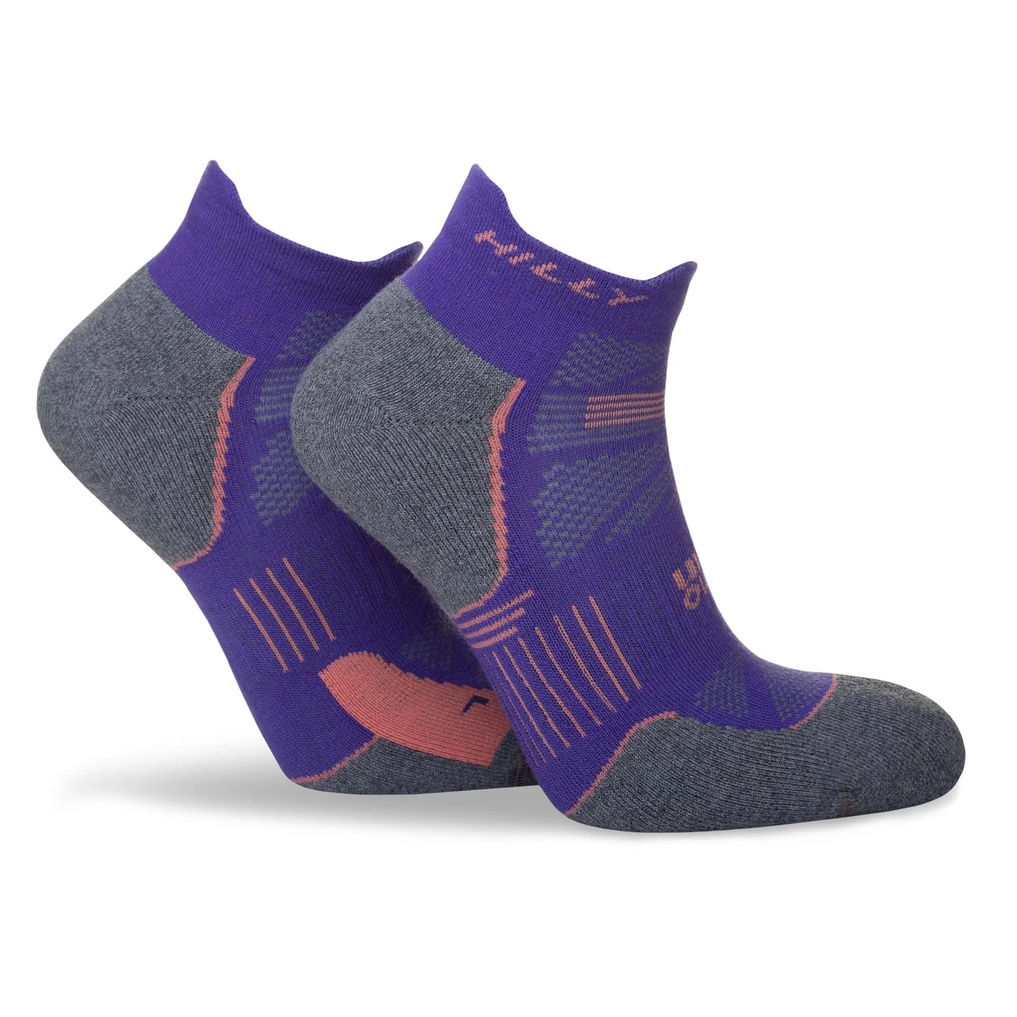 Hilly | Unisex Supreme Running Socklets - Plum