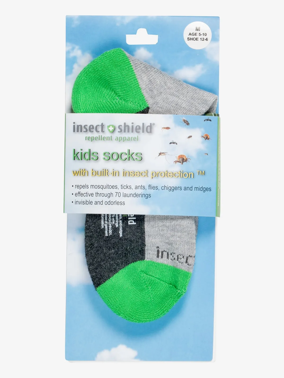 Insect Shield Kids' Sport Crew Socks