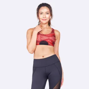 Knockout Racerback Crop Top (Variety) (Athleiswim) (XS-XL)