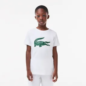 Lacoste Kids' Sport Tennis Technical Jersey Oversized Croc T-shirt