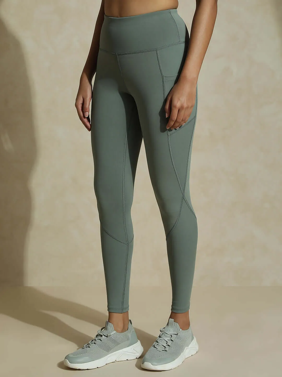 Light Sage High Impact Action Bra & Aura Leggings