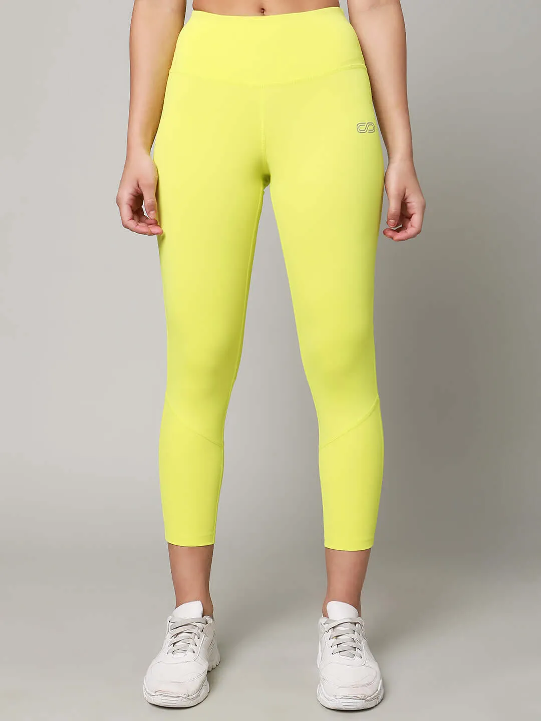 Lime Cross back Crop Top & 7/8 Leggings