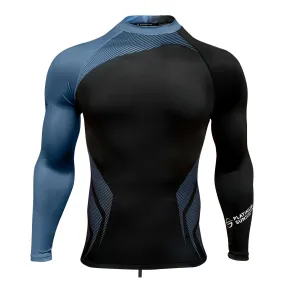 Long Sleeve Rash Guard for Men UPF 50  | Cobalt