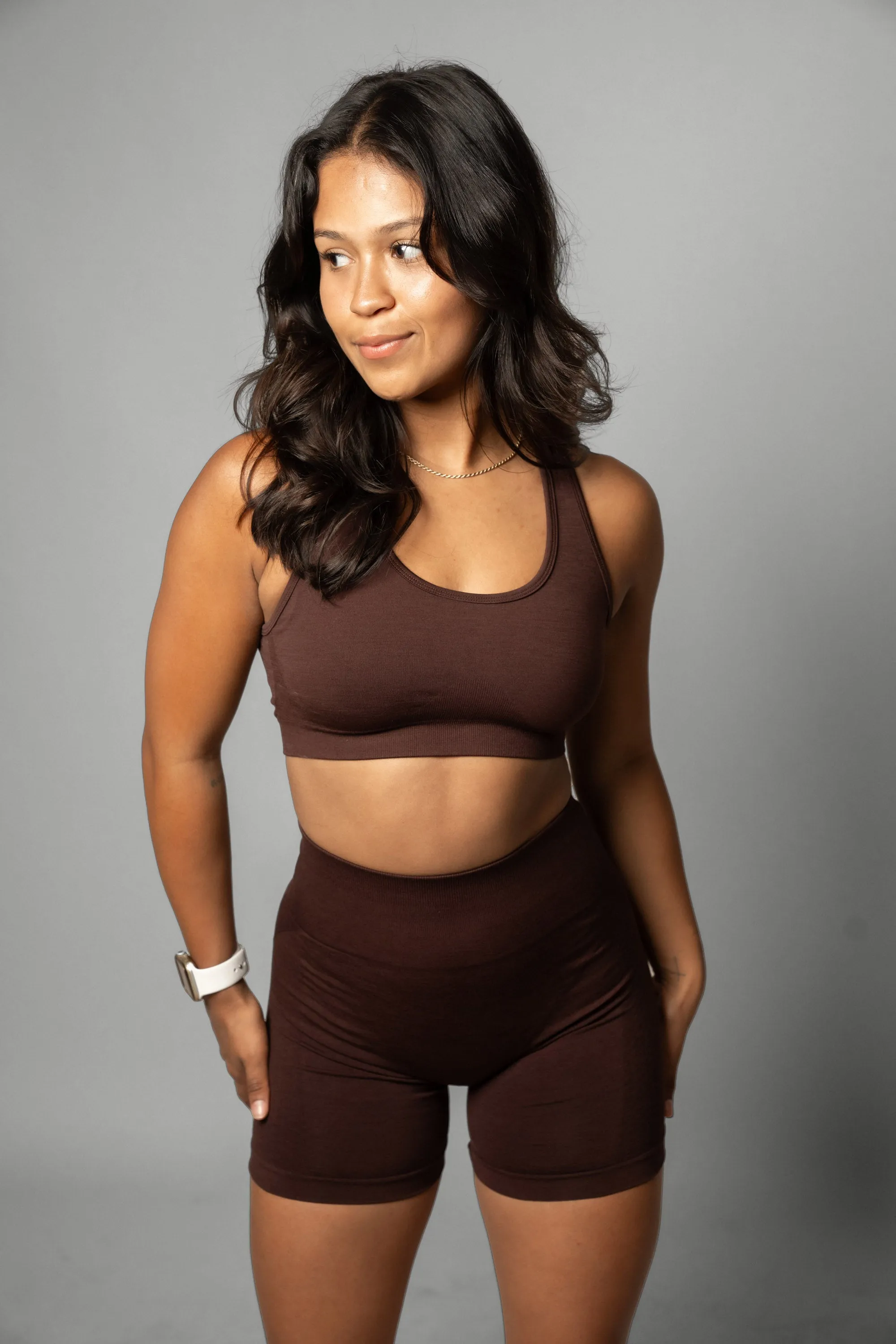 Luxe Neutral Sports bra