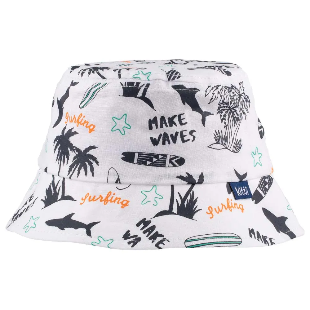 Make Waves Surfing Coconut Tree Beach - Baby Fedora Hat 1-3 Years