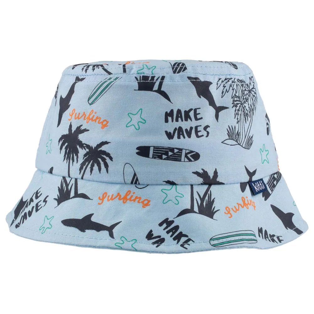 Make Waves Surfing Coconut Tree Beach - Baby Fedora Hat 1-3 Years