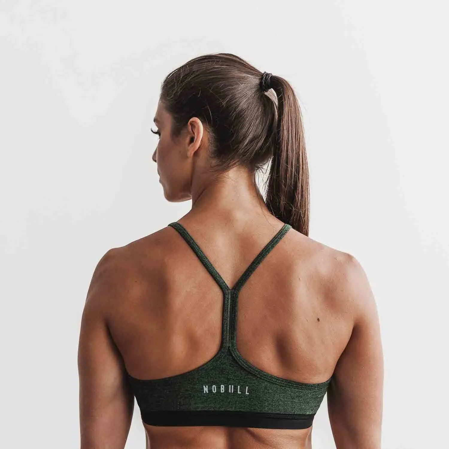 Matte V-Neck Sports Bra