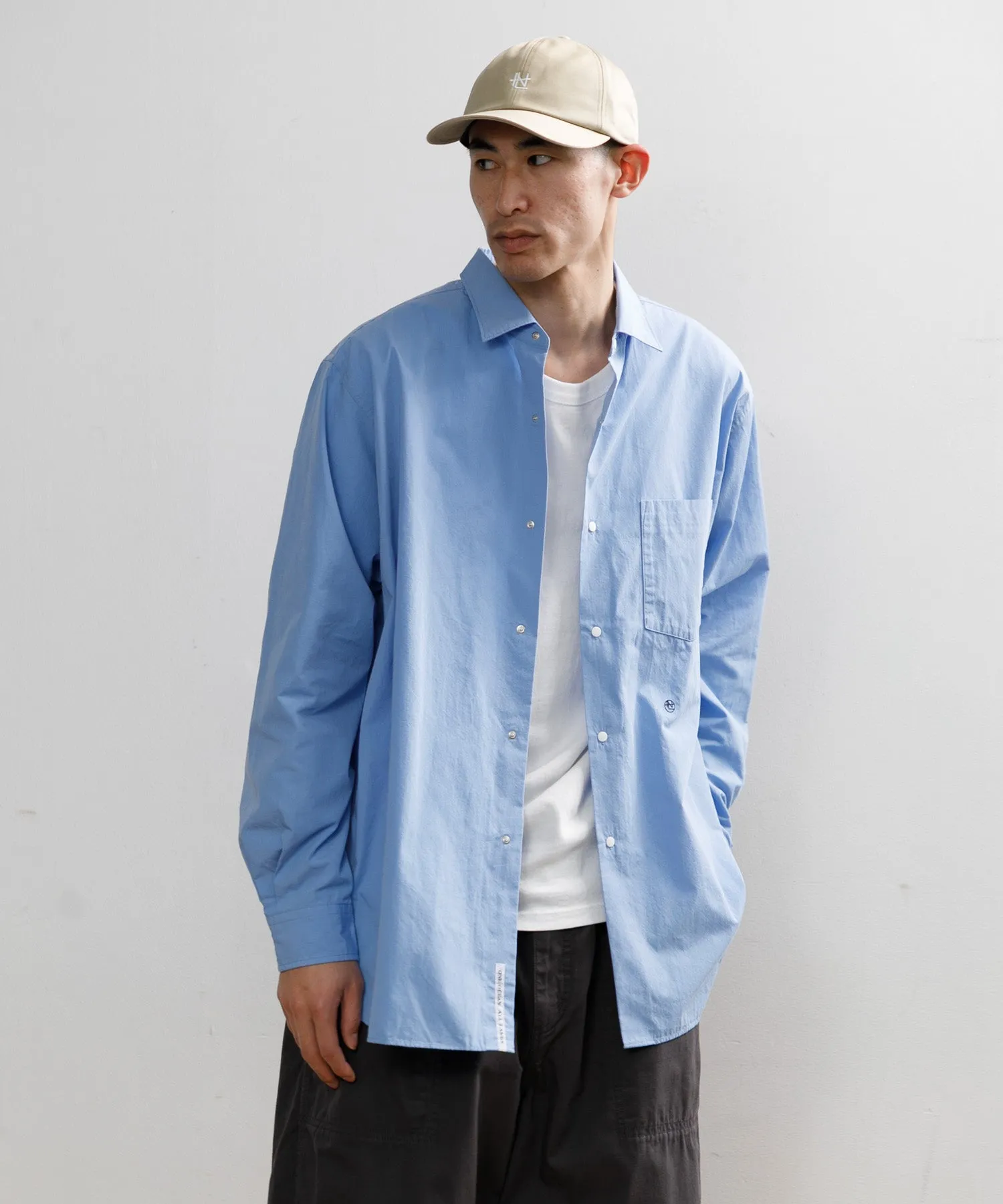 【MEN】nanamica Regular Collar Wind Shirt SUGS400