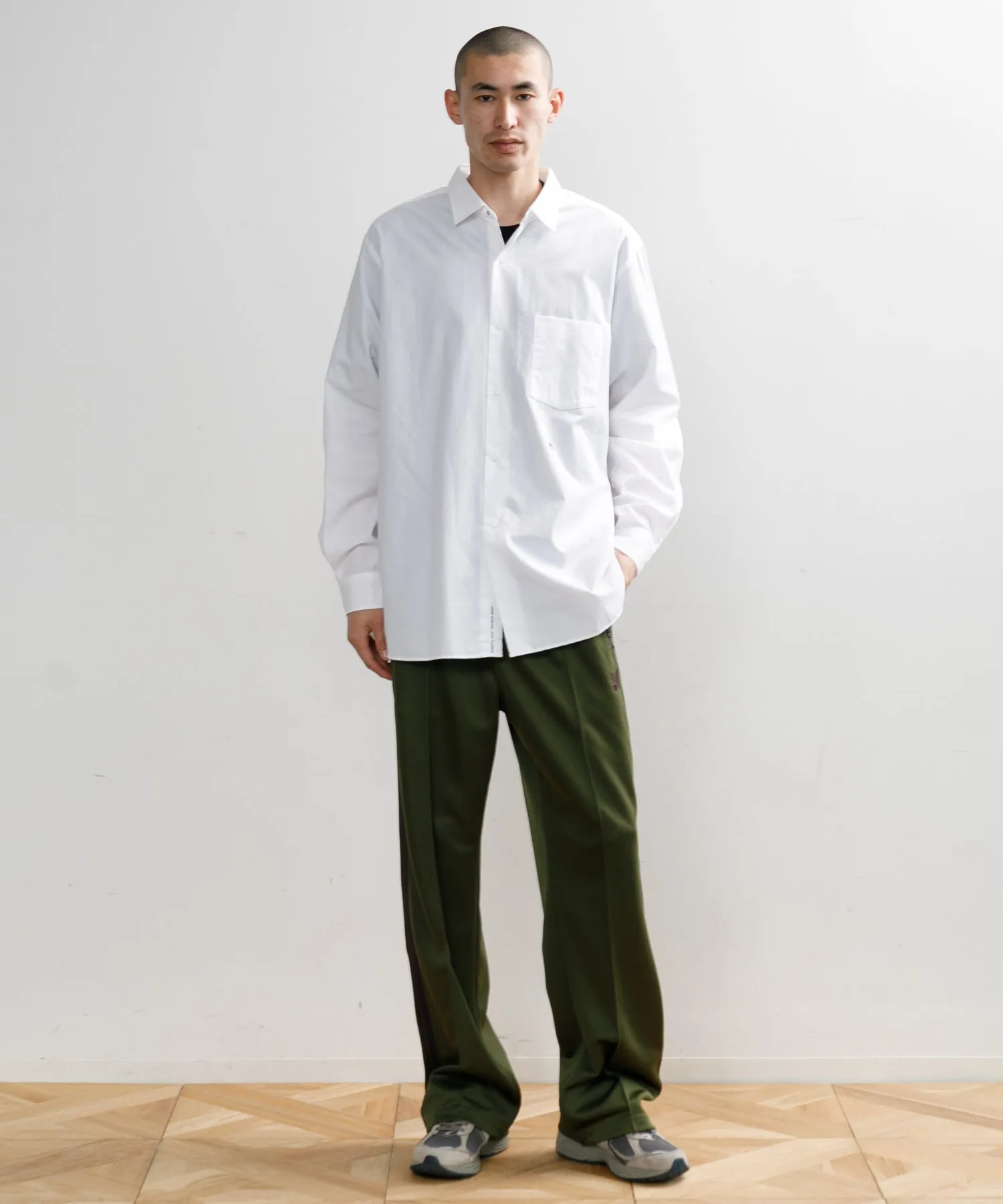 【MEN】nanamica Regular Collar Wind Shirt SUGS400