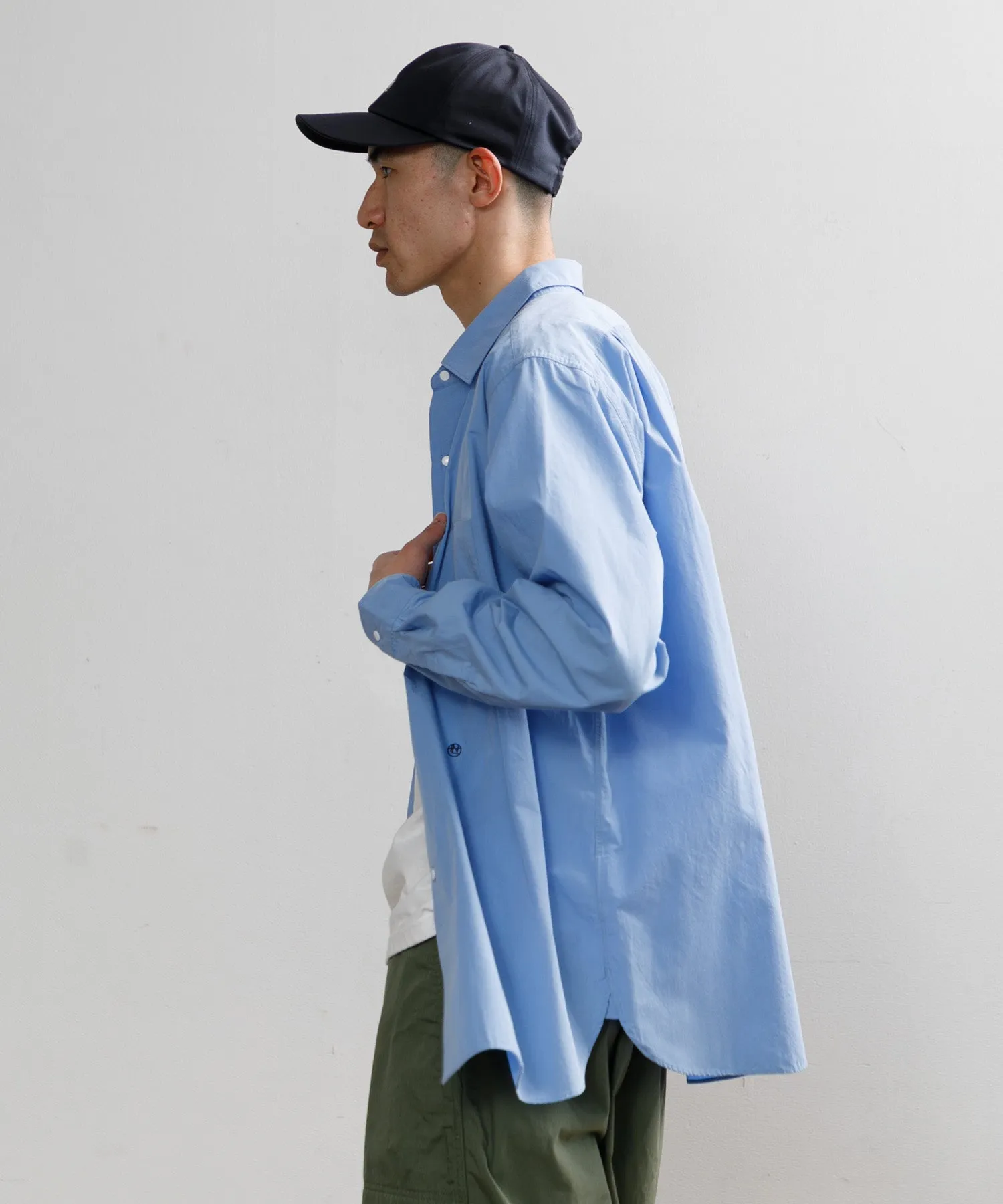 【MEN】nanamica Regular Collar Wind Shirt SUGS400