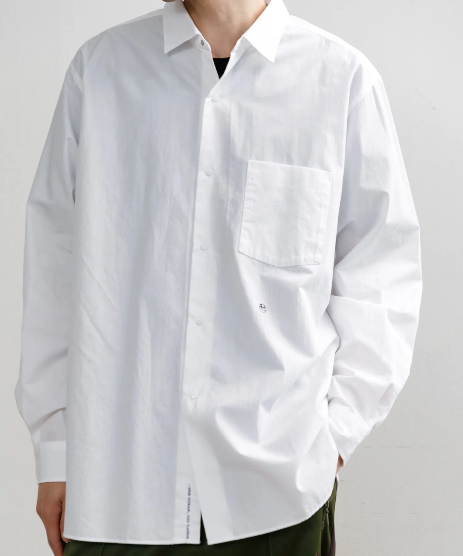 【MEN】nanamica Regular Collar Wind Shirt SUGS400