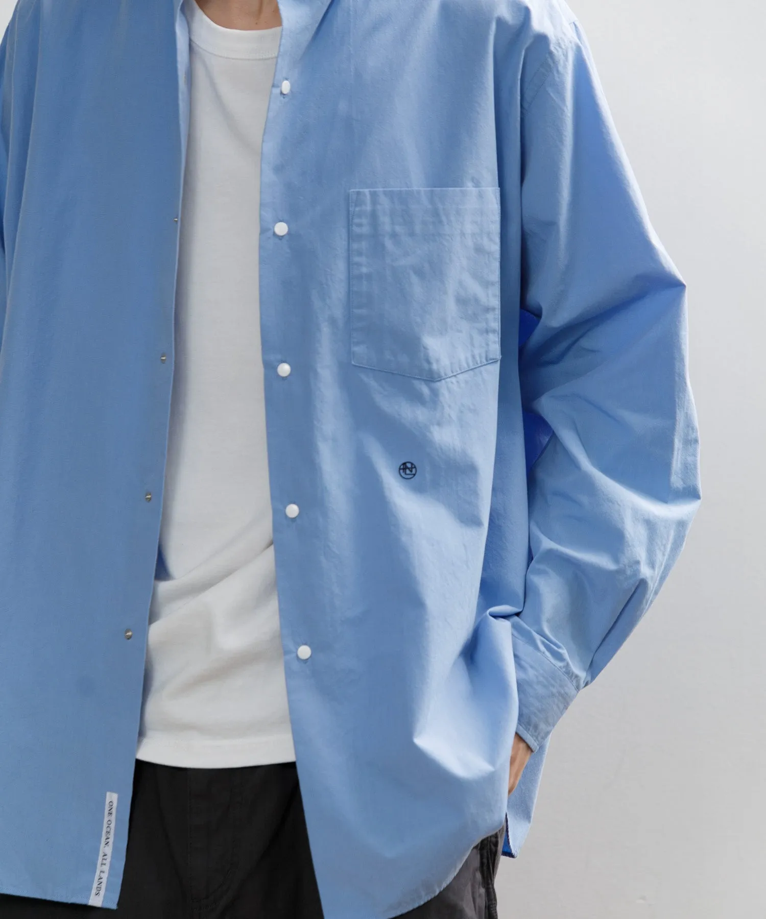 【MEN】nanamica Regular Collar Wind Shirt SUGS400