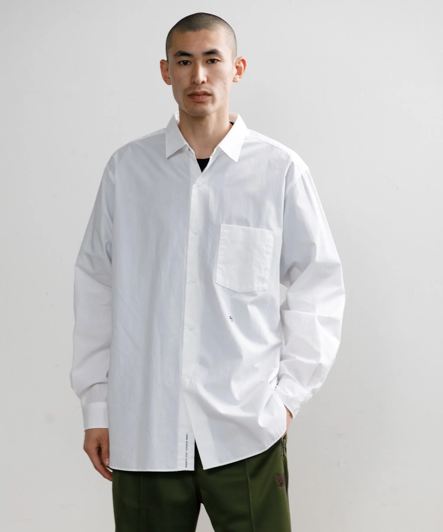 【MEN】nanamica Regular Collar Wind Shirt SUGS400