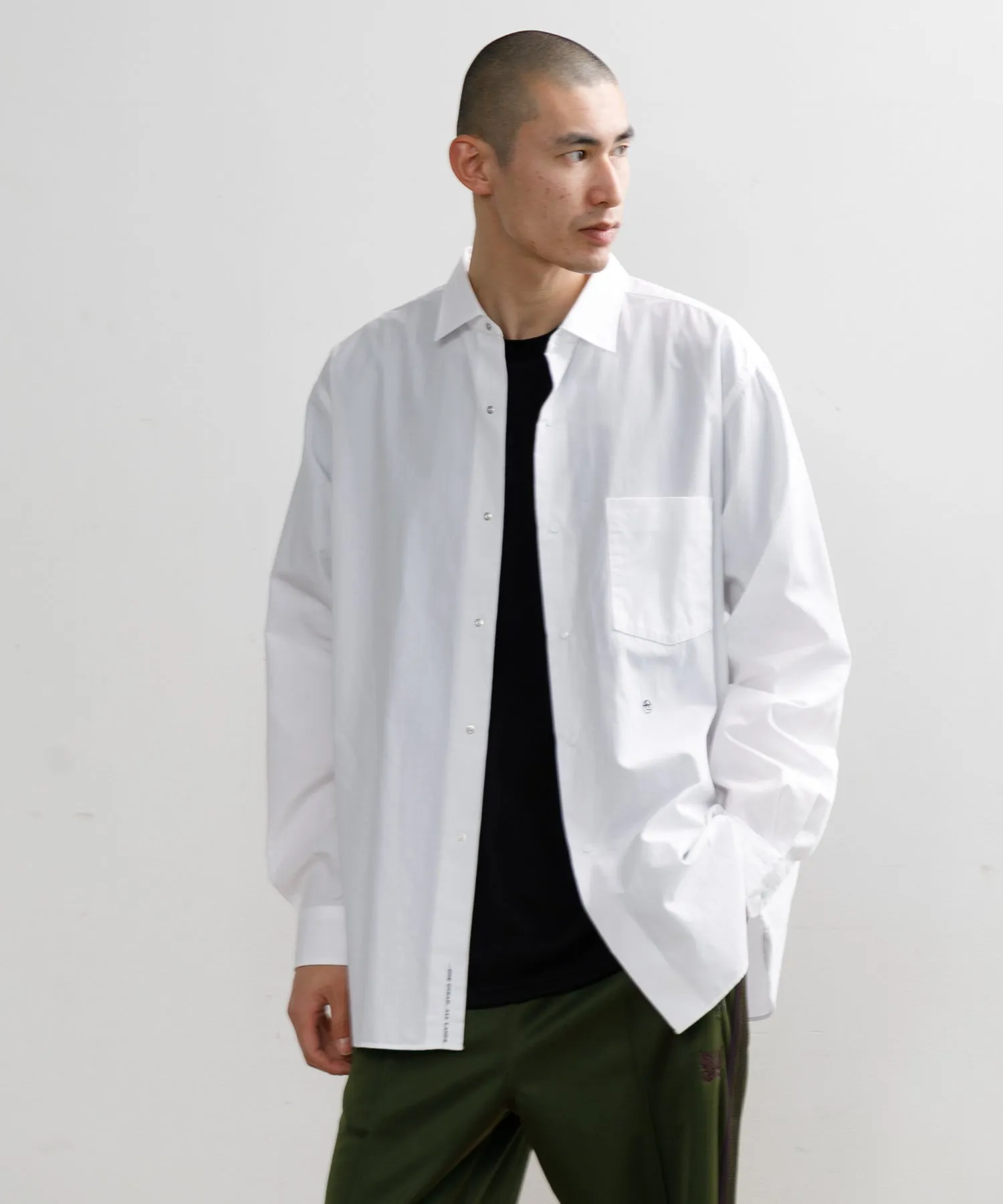 【MEN】nanamica Regular Collar Wind Shirt SUGS400