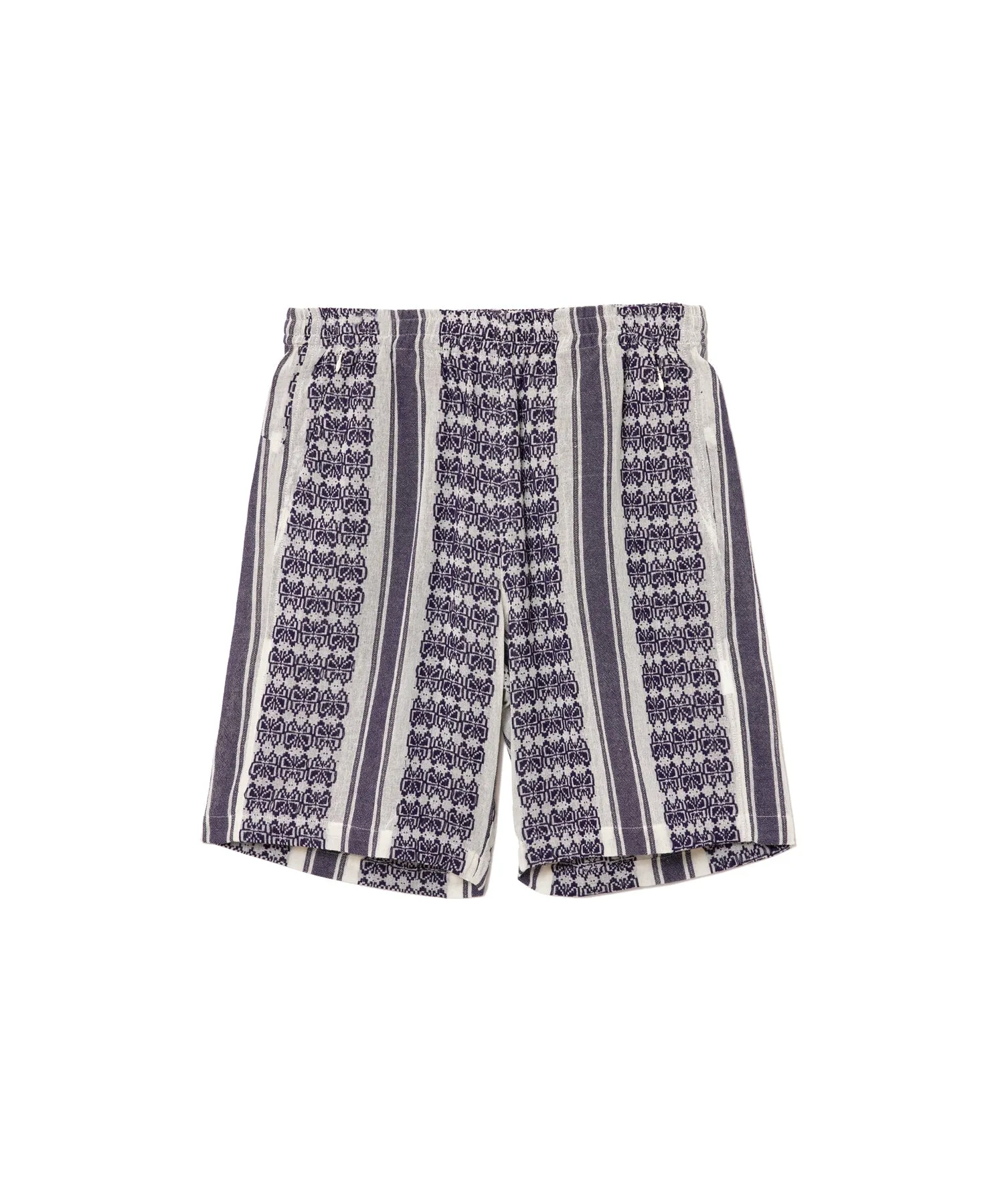 【MEN】NEEDLES Basketball Short - Papillon Stripe Dobby Jq.