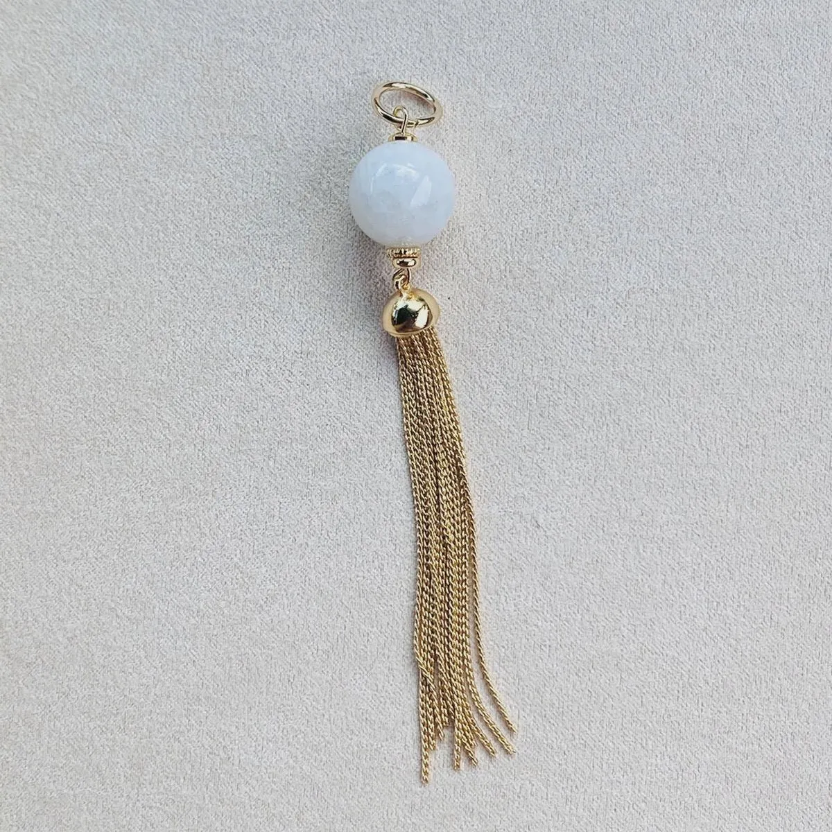 Moonstone Tassel Pendant