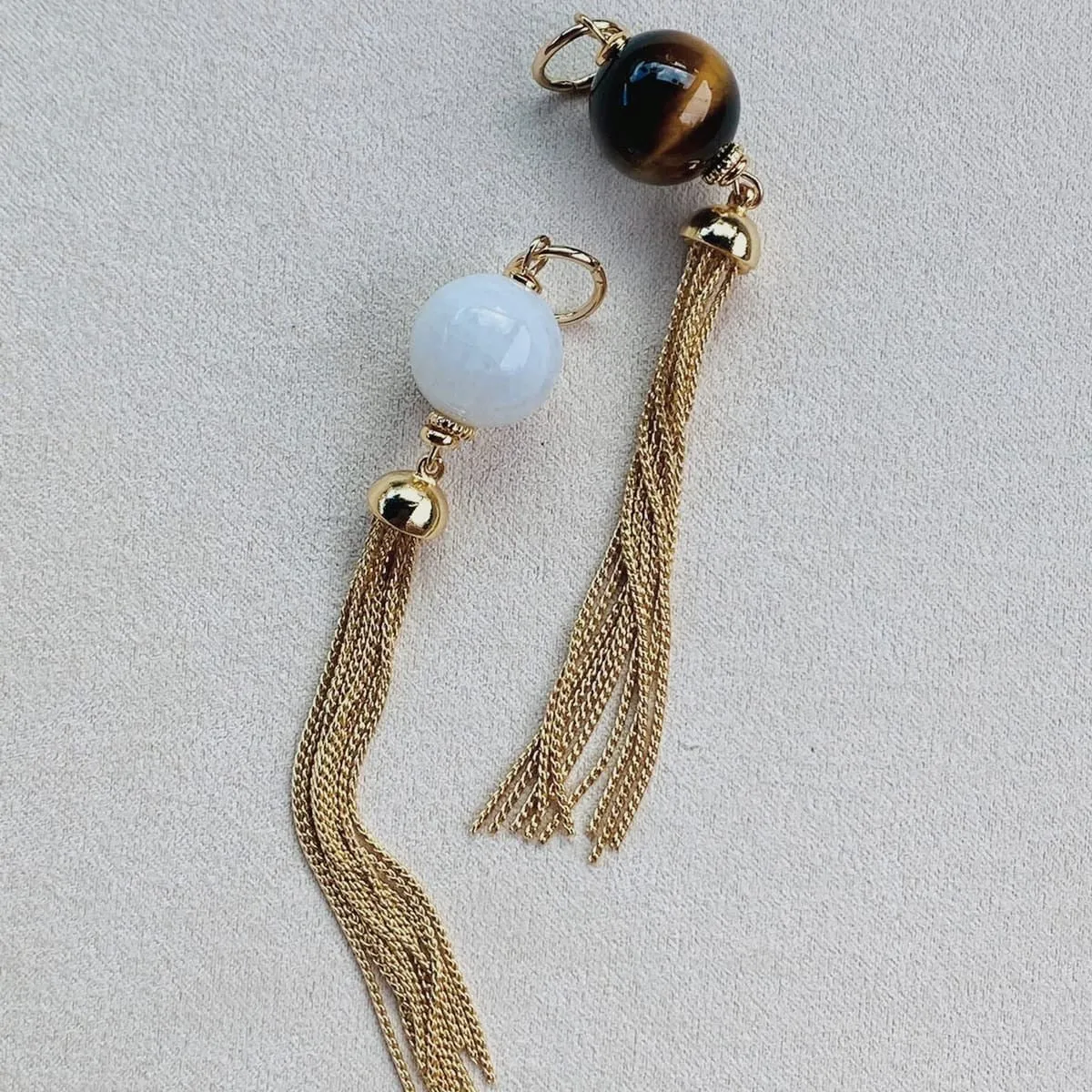 Moonstone Tassel Pendant