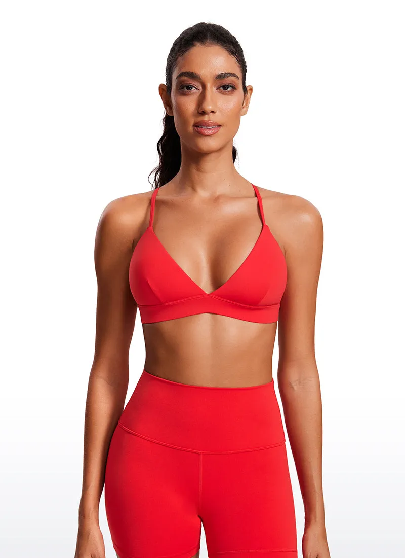 Nakedfeel Double Lined Triangle Strappy Sports Bra