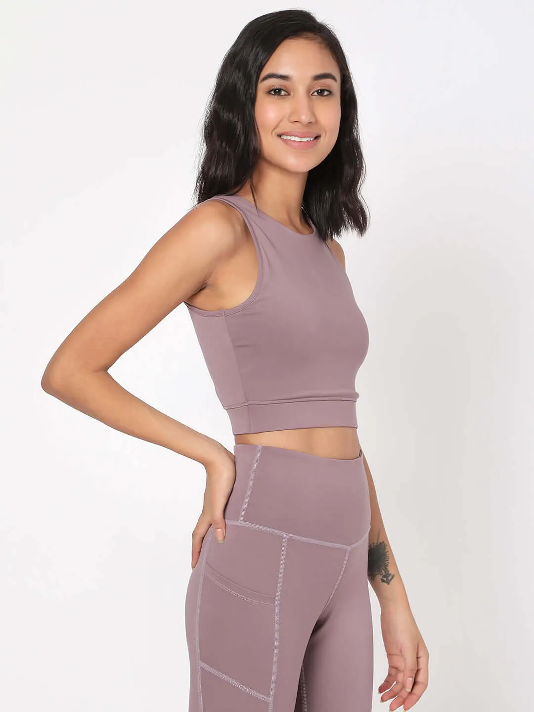 Nirvana Cross Back Crop Top & Aura Leggings