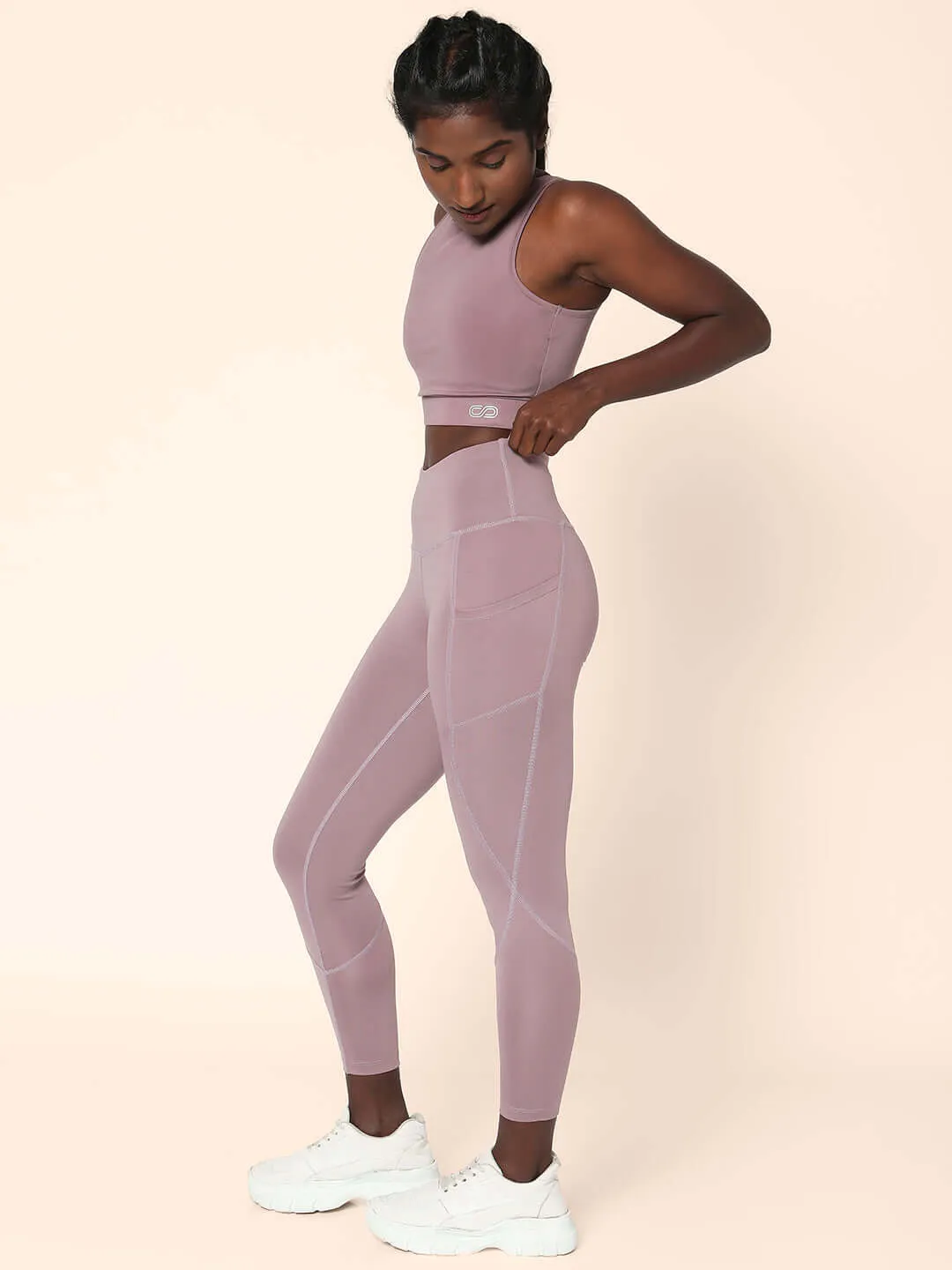 Nirvana Cross Back Crop Top & Aura Leggings