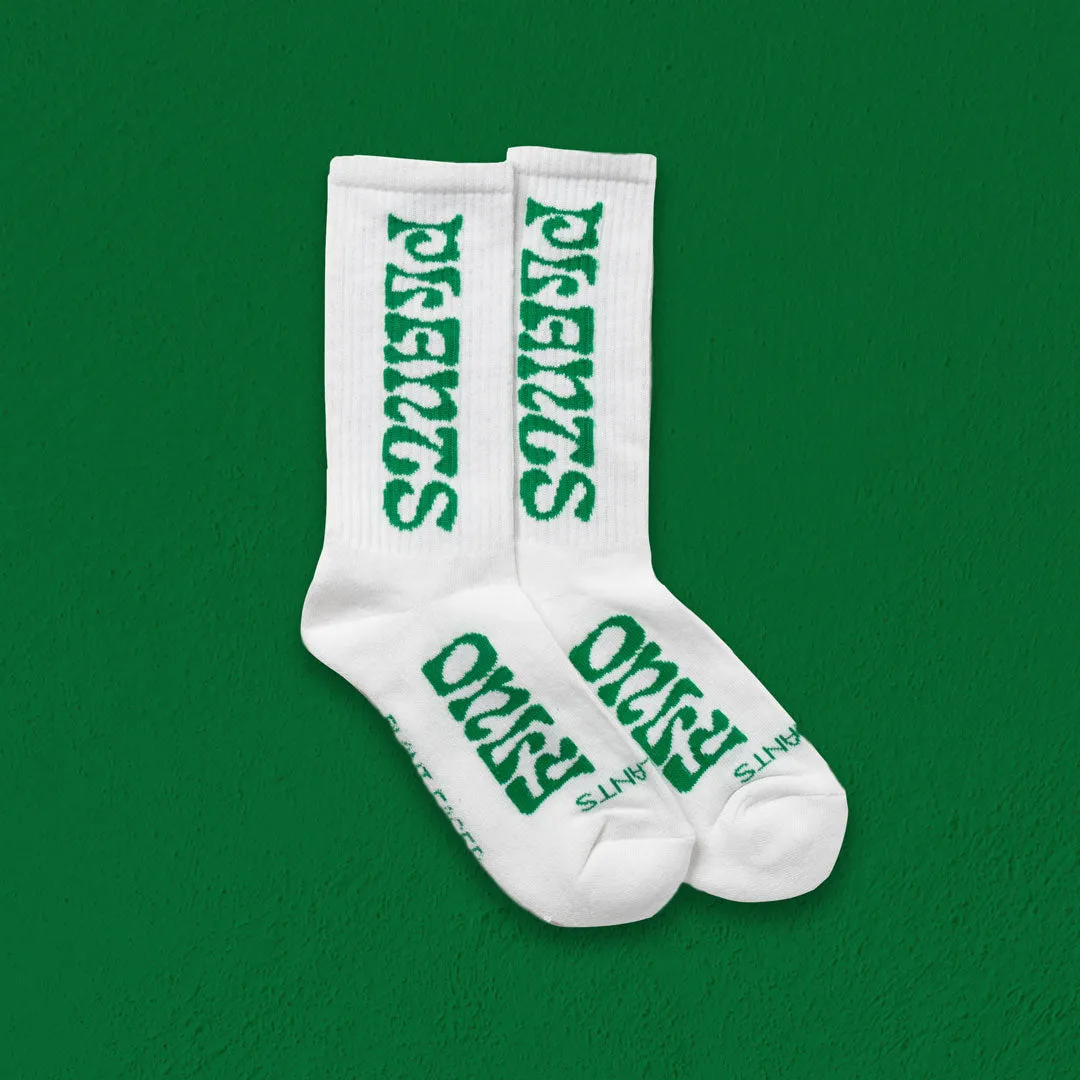 Only Plants - Eco Socks - White