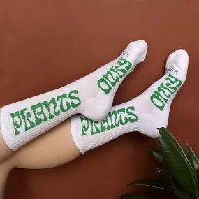 Only Plants - Eco Socks - White