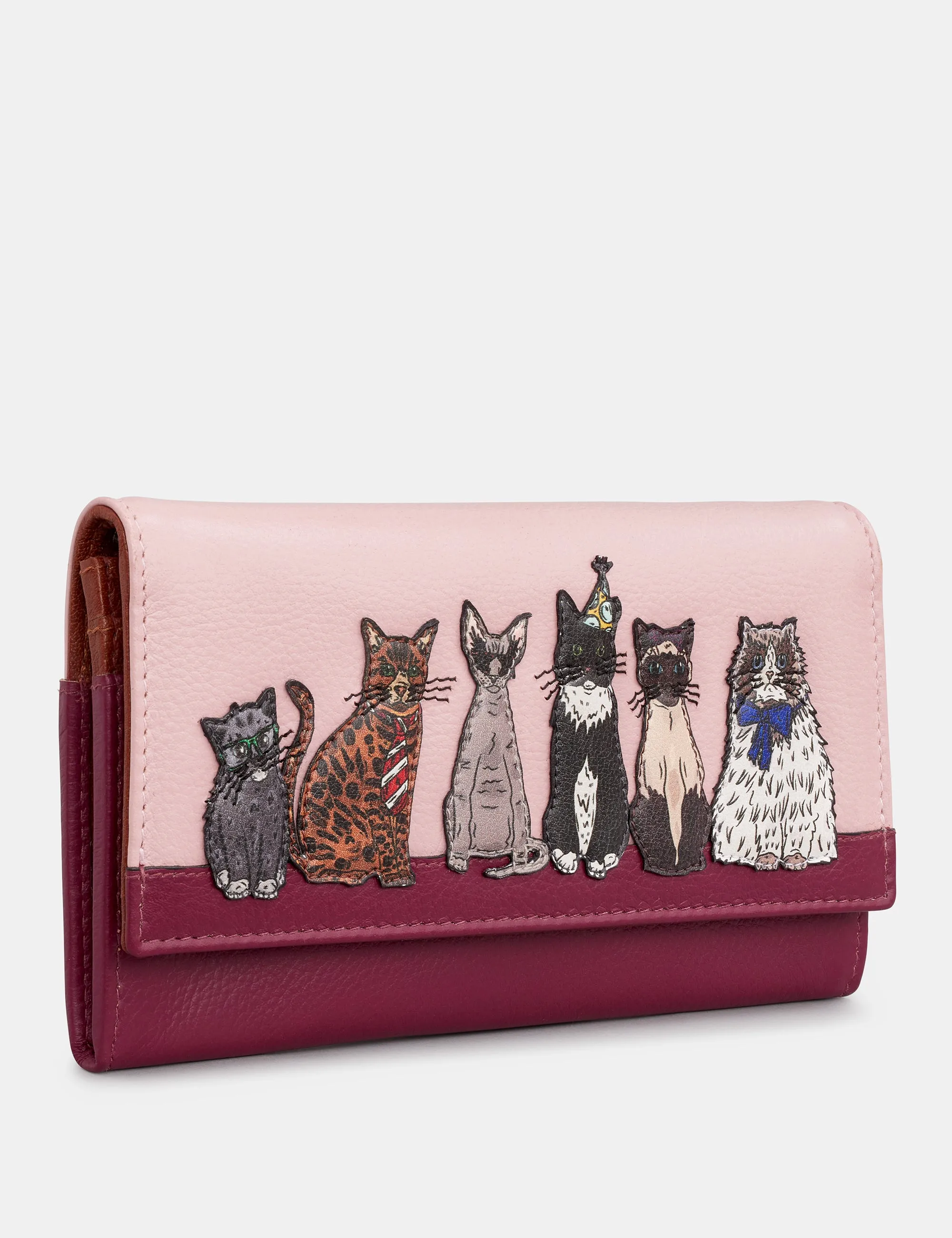 Party Cats Leather Hudson Purse