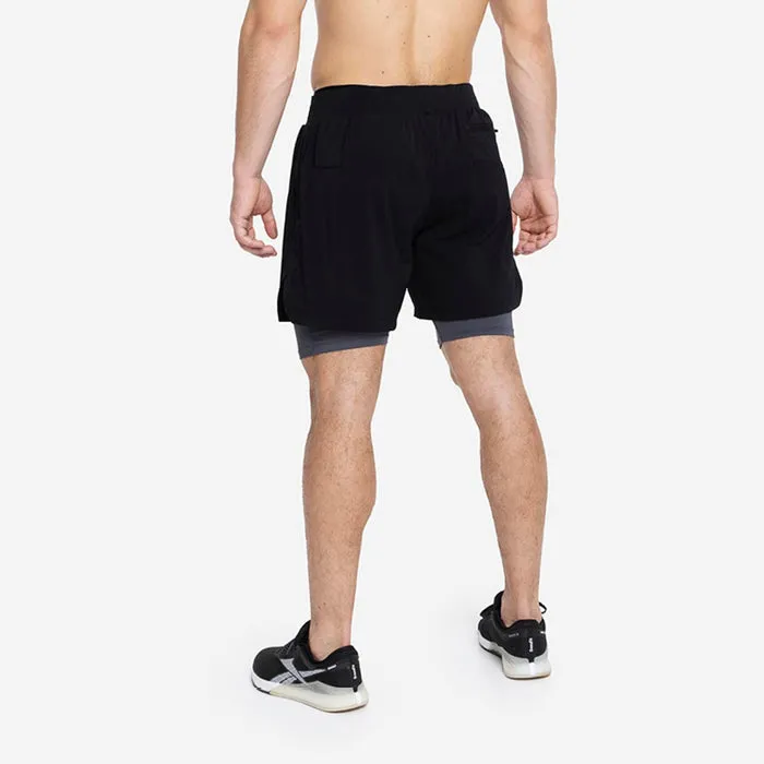 Premium 2-in-1 Shorts - Black