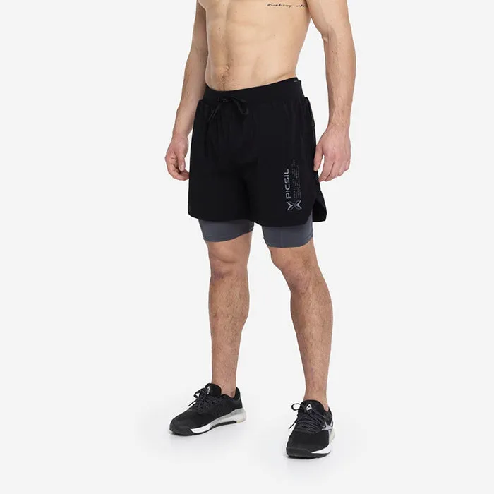 Premium 2-in-1 Shorts - Black