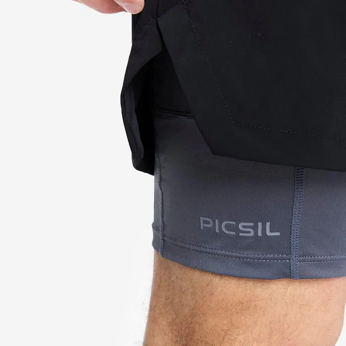 Premium 2-in-1 Shorts - Black