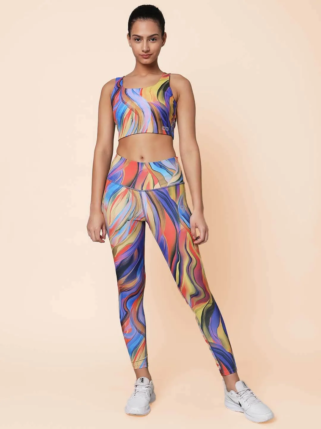 Radiance Print High Impact Action Bra & Luxe Leggings