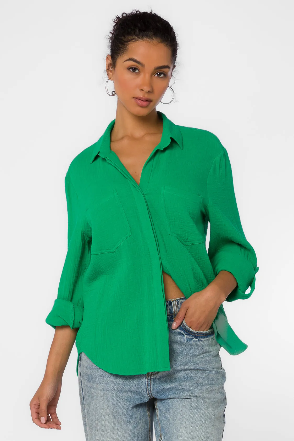 Riley Bright Green Shirt