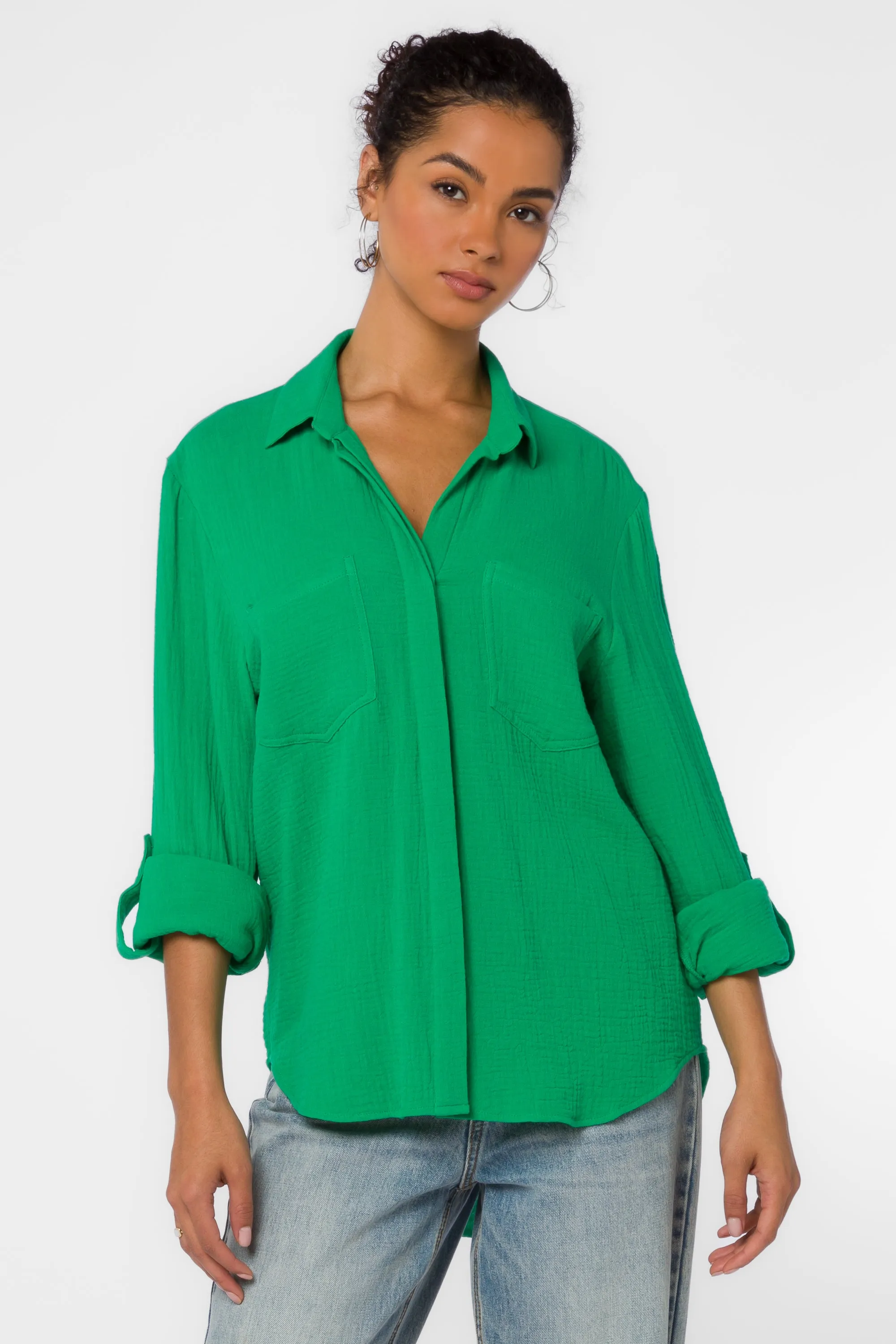 Riley Bright Green Shirt