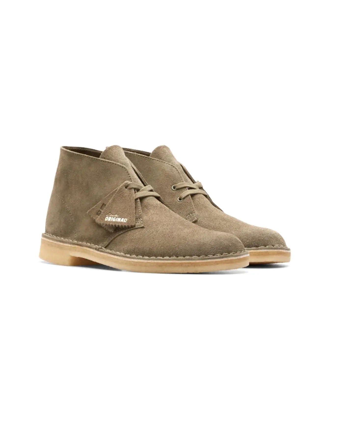 Shoes man DESERT BOOT PALE KHAKI Clarks Originals