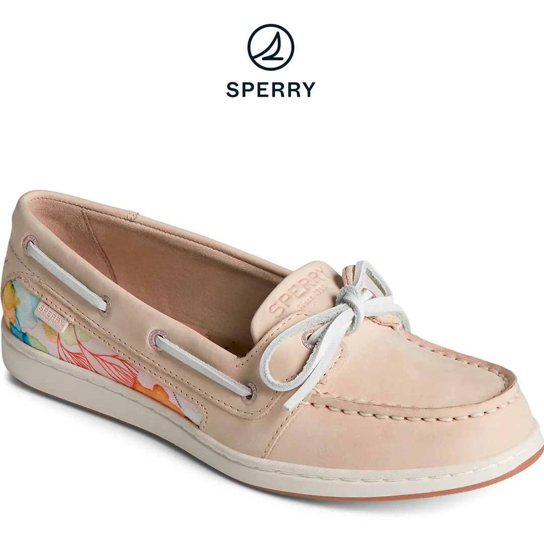 Sperry x Yellena James Women's Starfish 1-Eye Boat Shoe White Multi (STS88678)