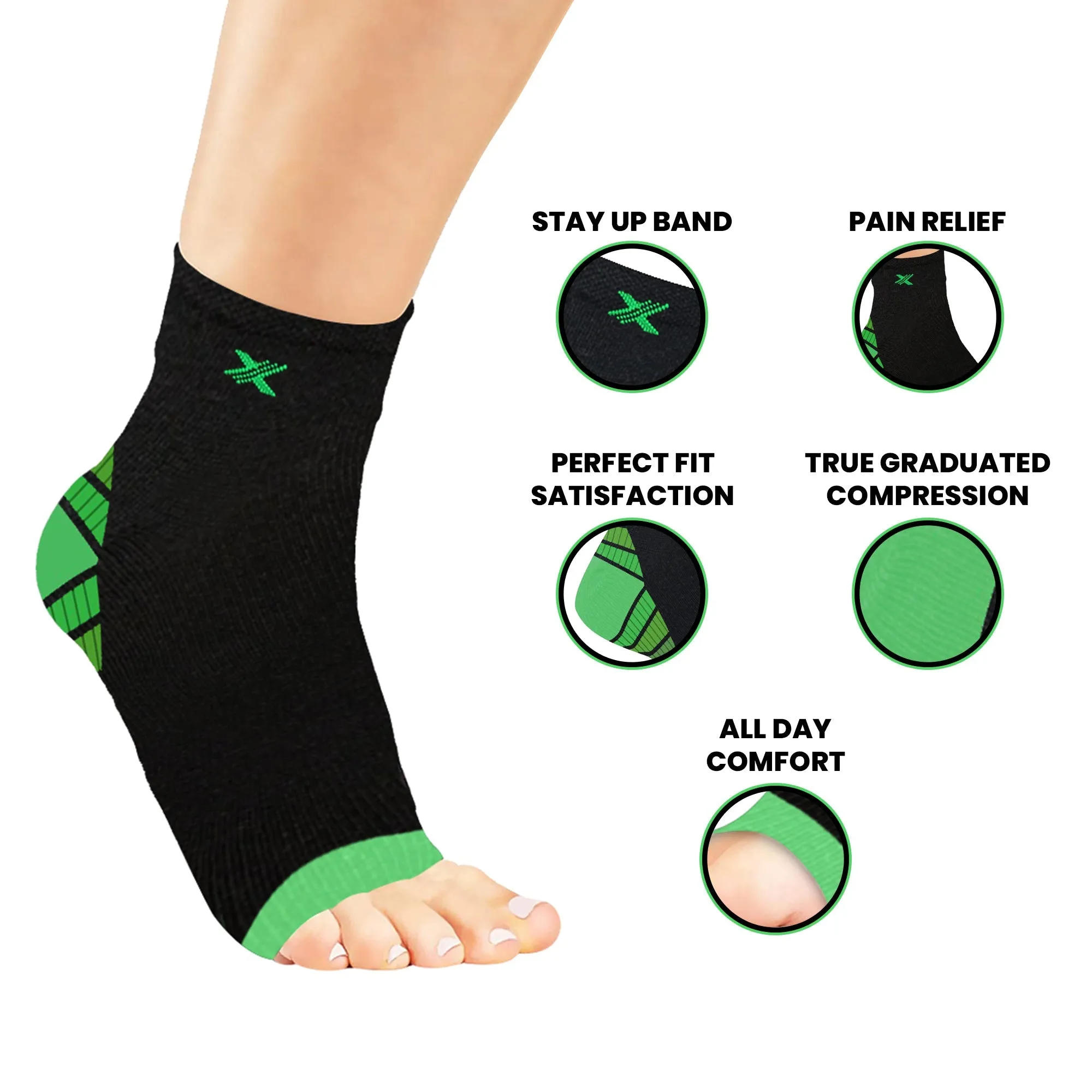 Sports XTF PRO Compression Ankle Sleeves