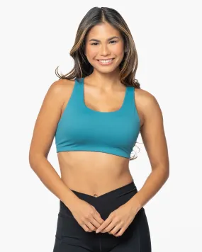 Strappy Sports Bra - Harbor