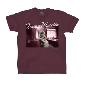 Tammy Wynette Tour Bus T-Shirt (Maroon)