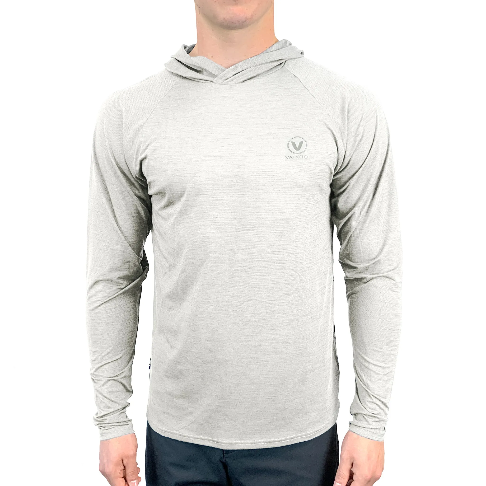 UV Performance L/S Hooded Tech Top - Silver