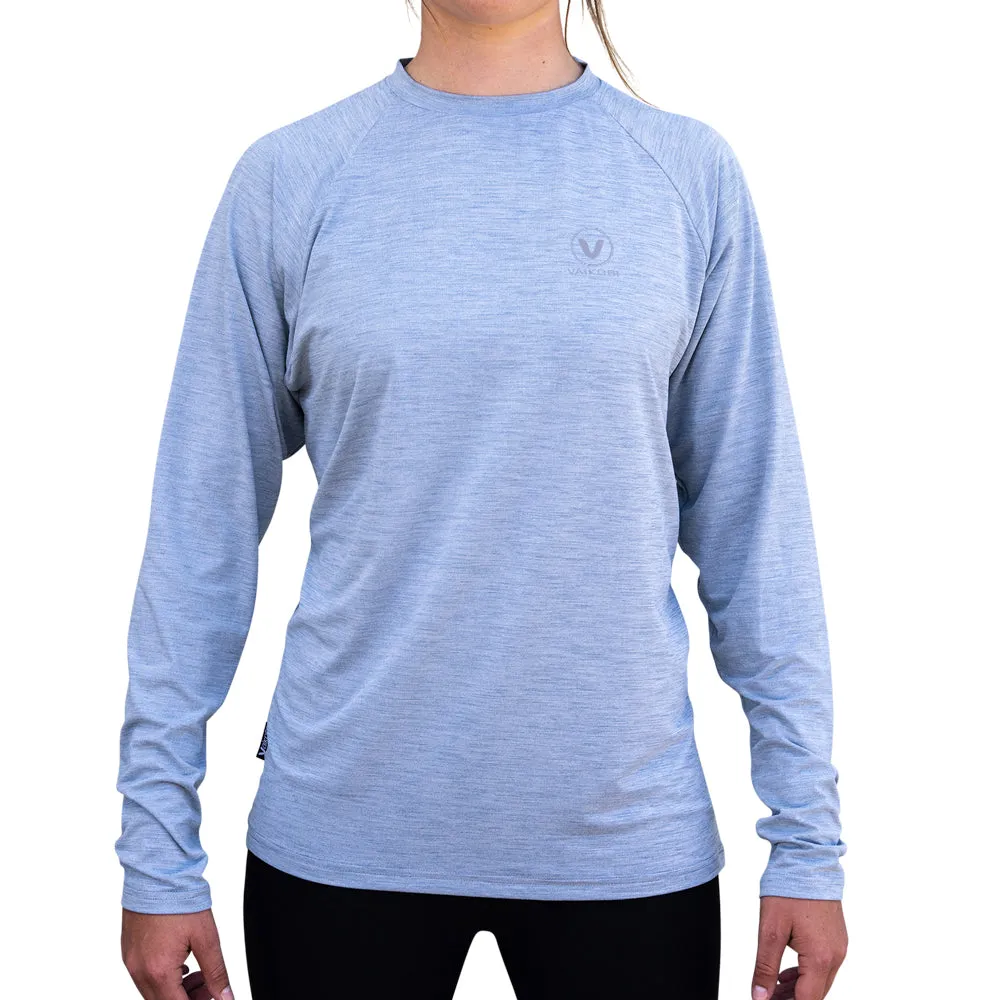 UV Performance L/S Tech Top - Heather Blue