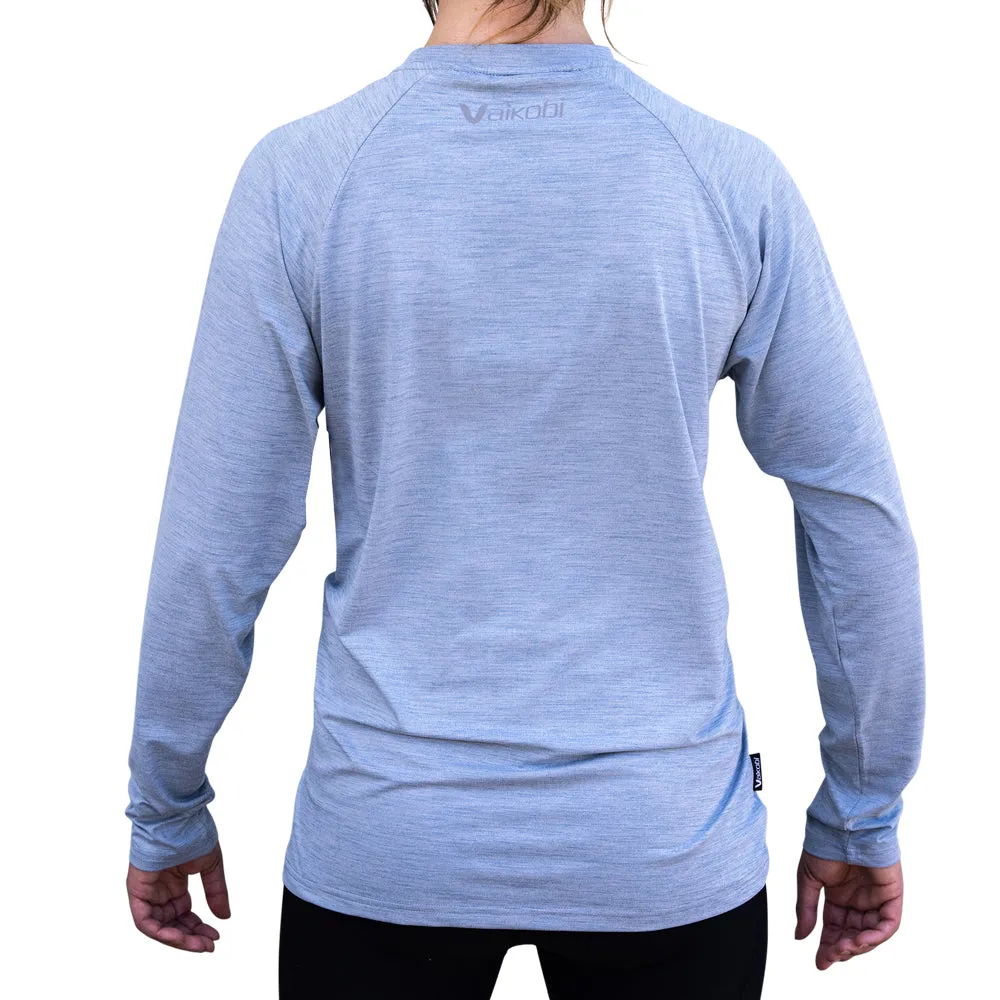 UV Performance L/S Tech Top - Heather Blue