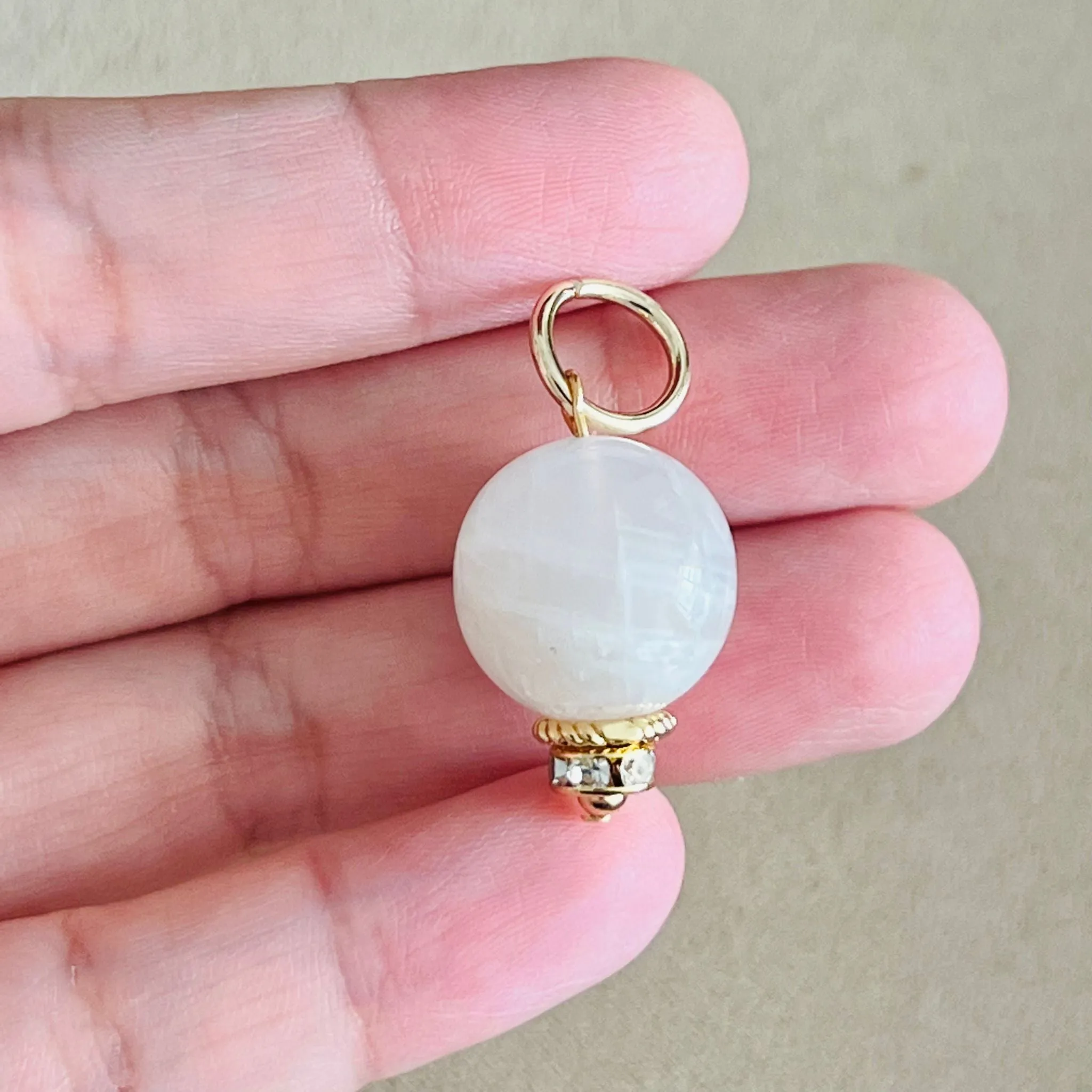 White Moonstone Pendant