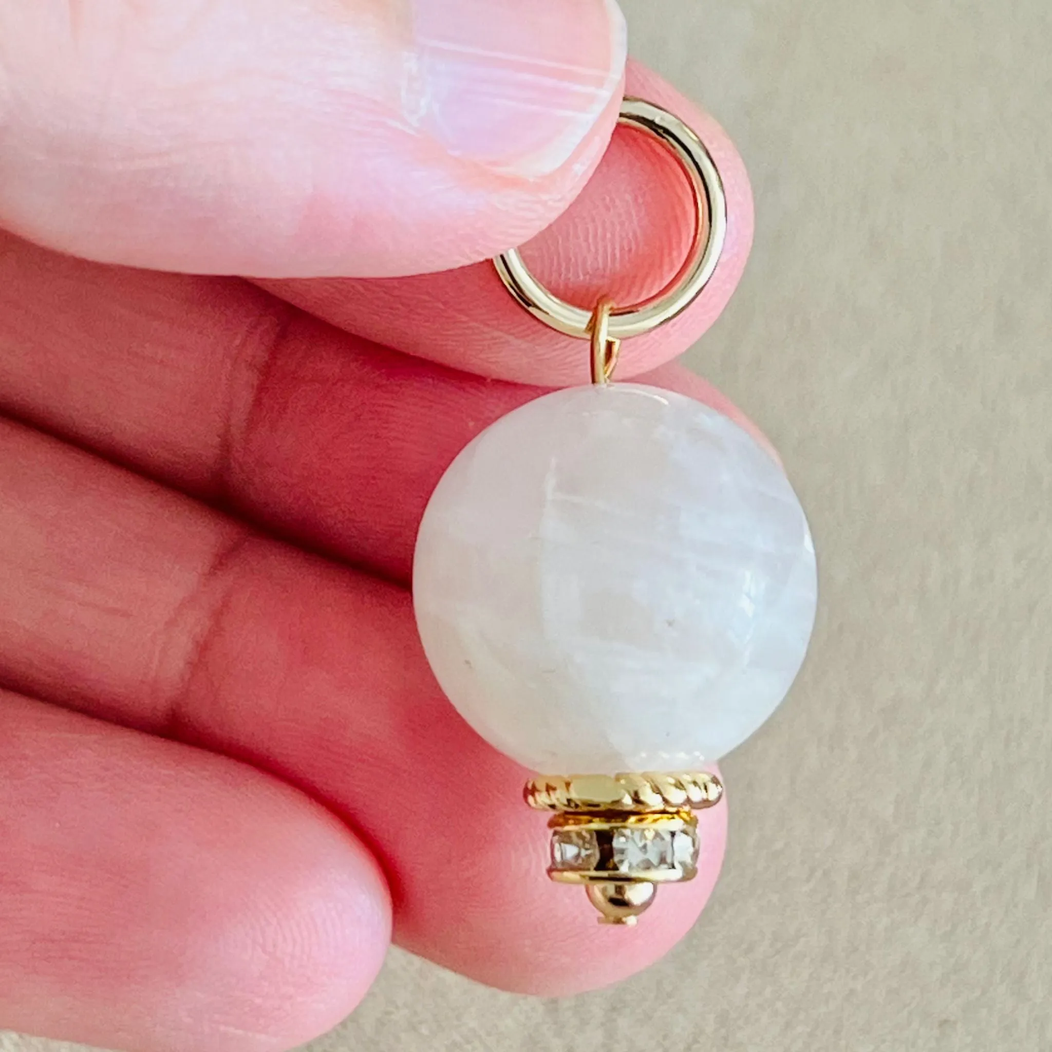 White Moonstone Pendant