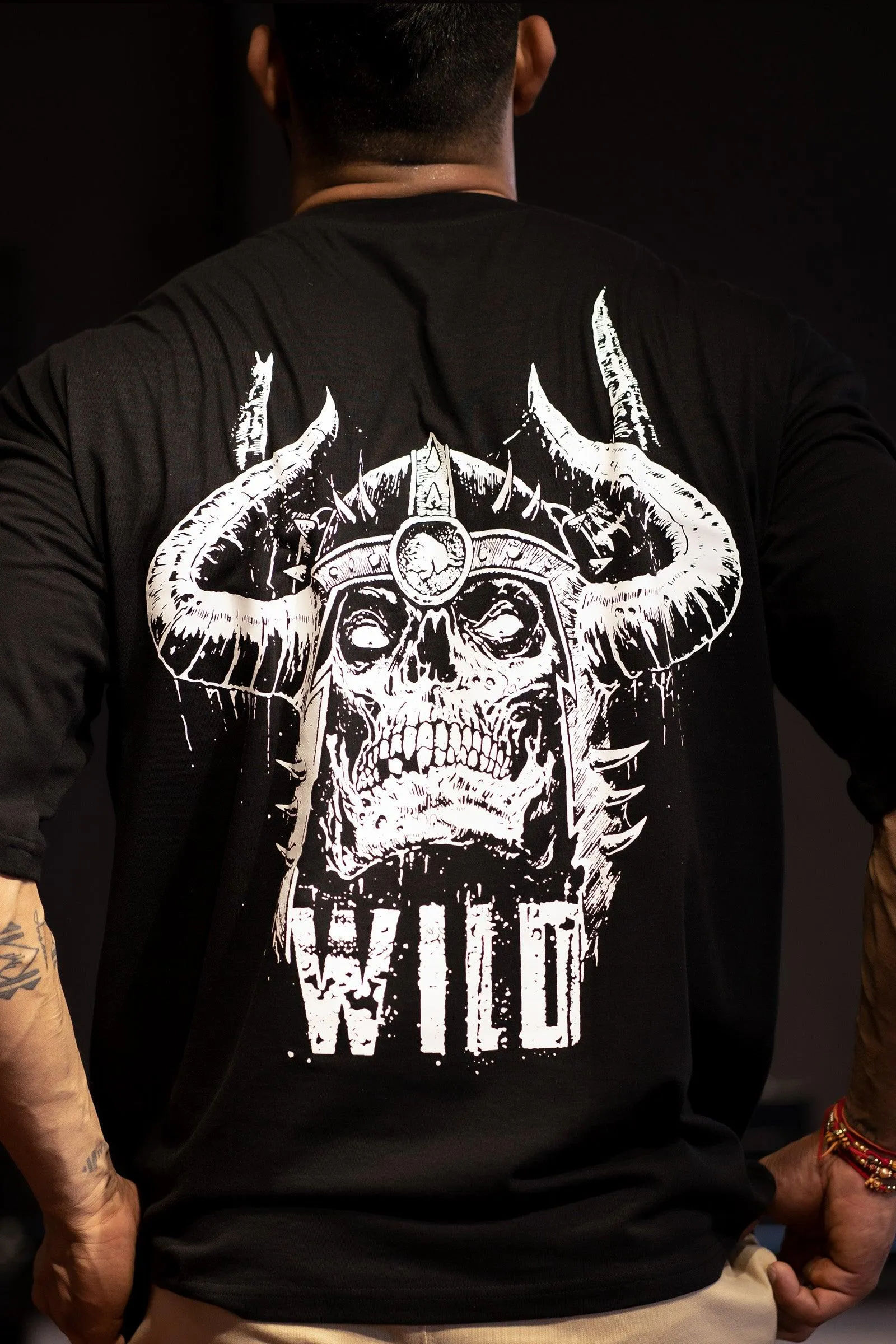 WILD DEVIL "PREMIUM VINTAGE" OVERSIZED T-SHIRT (BLACK)