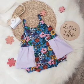 Wildflower & Lilac Ballerina Romper