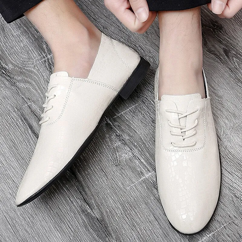 Xituodai  Newest Formal Shoes Dress Fashion Men Loafers Genuine Leather Oxford Shoes for Men Moccasins Wedding Shoes Male Driving Flats