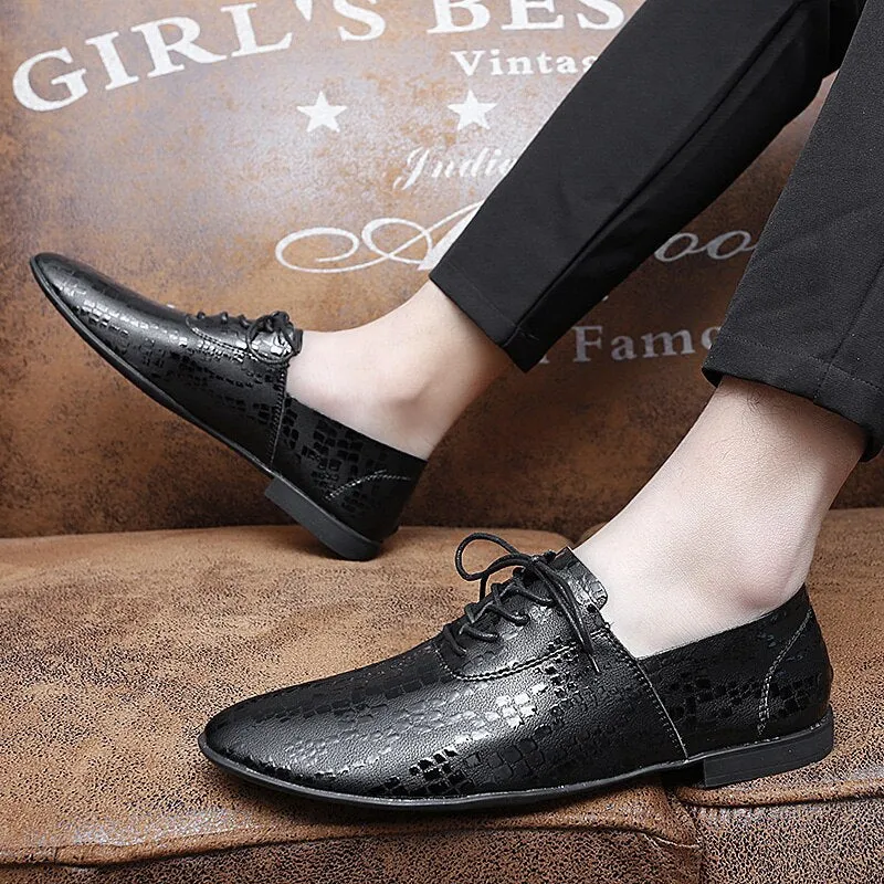 Xituodai  Newest Formal Shoes Dress Fashion Men Loafers Genuine Leather Oxford Shoes for Men Moccasins Wedding Shoes Male Driving Flats